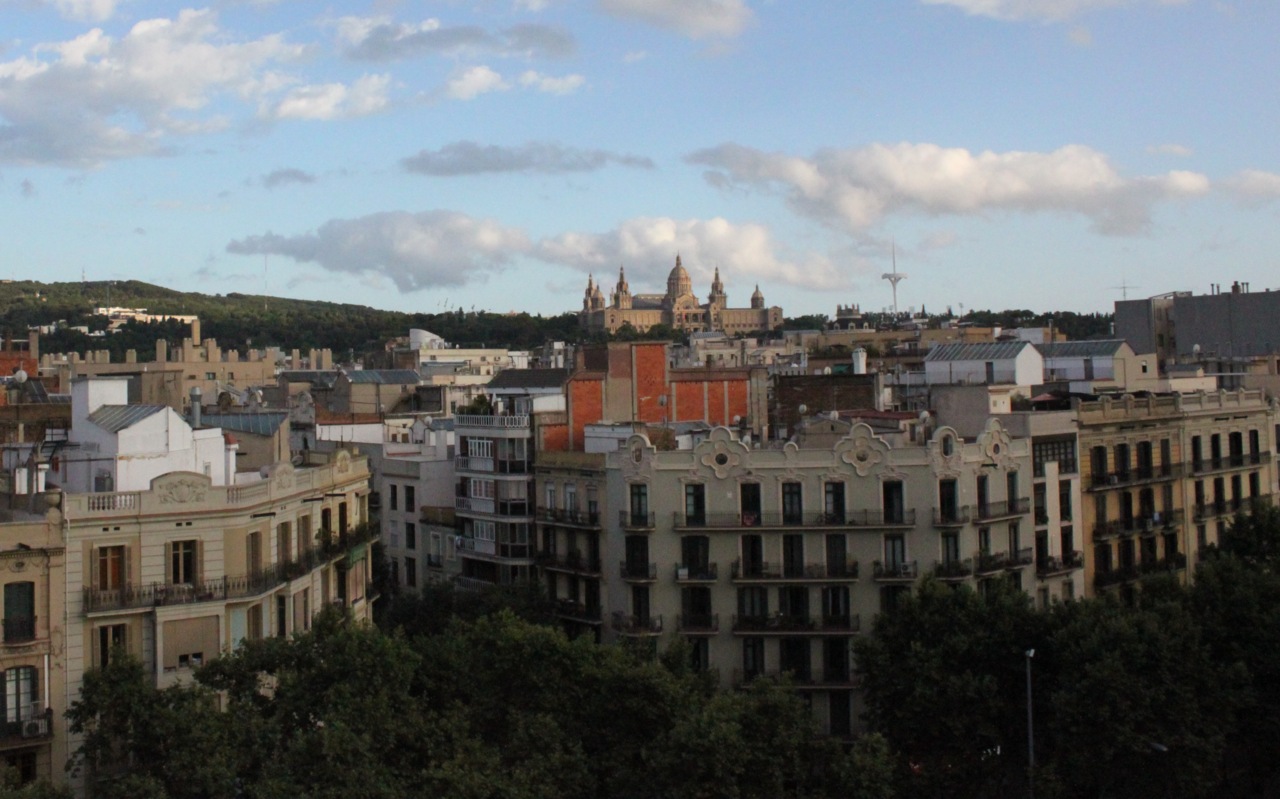 Barcelona-view-of-Montjuic